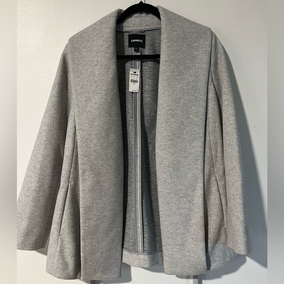 Express Heavy Coat, Womens Size M, Color gray - Picture 3 of 6